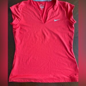 Nike Women's Vibrant Red Short Sleeve Tee